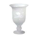 Pfaltzgraff Angel Footed Hurricane Candle Holder with Candle
