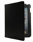 Black color Slim shock absorbing Micro Fiber magnetic Smart Cover Case Stand for Apple iPad 2 with wakeup and sleep function