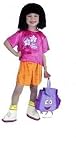 CHILD DELUXE Star Catching Dora the Explorer Costume (With Backpack and Wig!) - Officially Licensed TM Costume