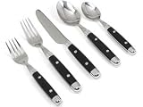 Cambridge Silversmiths Jubilee Black Flatware Set 20-pc.