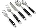 Cambridge Silversmiths Jubilee Black Flatware Set 20-pc.