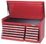 Proto 44130 40-1/2Wx17-5/8Dx22-13/16H Red Standard-Duty 12-Drawer Top Chest