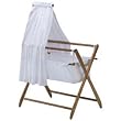 Cariboo Bassinet Veil and Arm in Teak