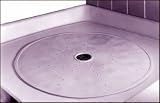 Essential Round Shower Mat - Clear