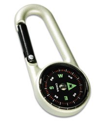 Rivers Edge Carabiner Compass - Various Colors