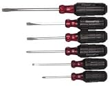 Crescent Screwdriver Set, 2000 Series, Slotted/Phillips, 6 Pc