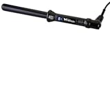 Hairstyler 25mm Professional Clipless Tourmaline Ceramic Curling Wand Brilliant Black