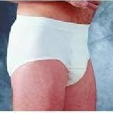 HealthDri Men's Heavy Cotton Brief Large 38 - 40