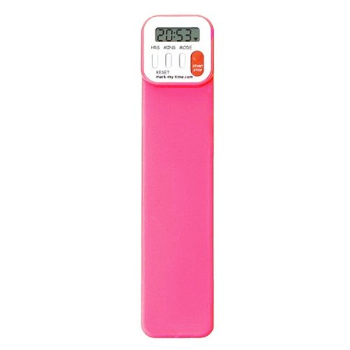Mark My Time Digital Bookmark Neon Pink