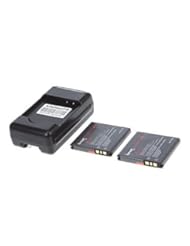 CE: jun Ismartdigi EP500-P 1000mAh Cell Phone Battery for Sony Ericsson U5i U8i X8 E15i Vivaz Pro(2pcs) with Charger - Extremes