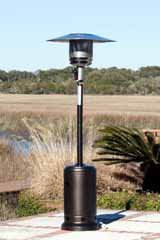 Fire Sense Mocha Finish Commercial Patio Heater