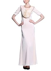 Cocktail Beaded Jeweled Satin/Silk Sheath Mermaid Homecoming Dress/Prom Dress/Wedding Party Dress 