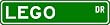 LEGO Street Sign ~ Personalized Family Lastname Sign ~ Gameroom, Basement, Garage Sign ** ALUMINUM