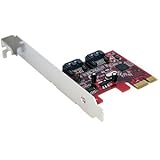 StarTech 2-port SATA 6 Gbps PCI Express SATA Controller Card. 2PORT SATA REVISION 3.0 PCIE CONTROLLER CARD SATA-C. 2 x 7-pin Male Serial ATA/600 Serial ATA