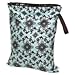 Planet Wise Diaper Wet Bag - Medium (Aqua Swirl)