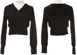 ROMEO & JULIET COUTURE Cropped Hoodie