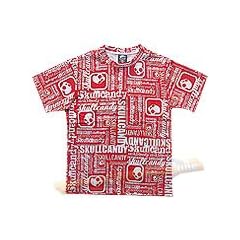 Skullcandy ALL OVER PRINT T-Shirt white/red M