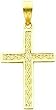 14K Gold Cross Pendant