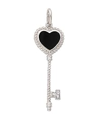 Sterling Silver key rhodium Pendant AWSSR-98-006