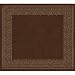 K & Co ANCESTRY 12X12 BROWN BONDED LEATHER EMBOSSED Postbound Scrapbook Photo Album