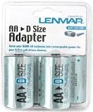 Lenmar Adapter, D Size Shell, for any AA Battery