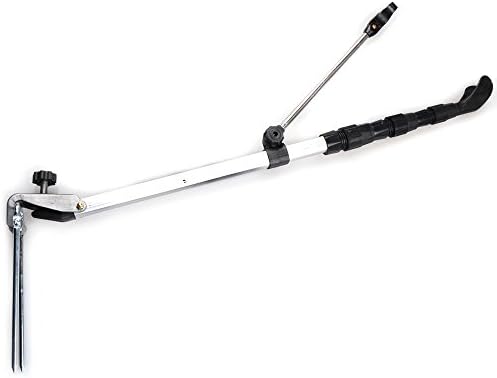 Eveangler Heavy Duty Aluminum Alloy Ground Fishing Rod Holder & Rack for Spinning/Casting Pole