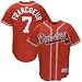 Majestic Atlanta Braves #7 Jeff Francoeur Red Replica Baseball Jersey
