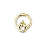 Mother and Child Diamond Circle Pendant .03ct