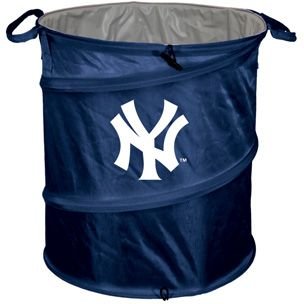 New York Yankees MLB Collapsible Trash Can by Logo Chair