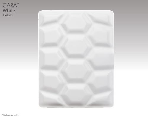 SwitchEasy Cara Hex-textured Folio Case for iPad 2 - White