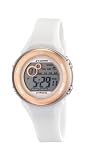 Calypso - K5570/1 - Montre Fille - Quartz Digitale - Eclairage / Chronomètre - Bracelet Plastique Blanc