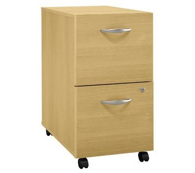 Bush Corsa 2-Drawer File Light Oak installed
