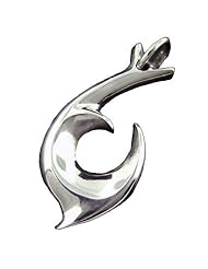 925 Silver Tribal Fish Hook Pendant