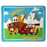 Disneys Cars Junior Junction Ultra-Soft Fleece Blanket