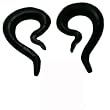 Resin Imitation Water Buffalo Horn Jewelry Ear Tribal, 6mm (2G) - Sold as a Pair