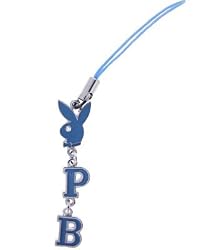 Playboy Baby Blue Rabbit Head Cell Phone Charm