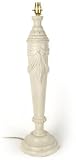 Ribbon lampstand - antique white
