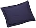 FRESH IDEAS Poplin Tailored 2-Pack Pillow Sham, King, Navy