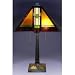 Aztec Mission Tiffany Style Table Lamp