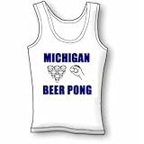 Michigan Beer Pong 4 Women's Tank Top