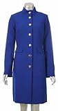 Sutton Studio Womens Crepe Jacket Topper (10, Cobalt)