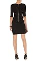 Draped Front Jersey Dress