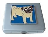 Fawn Pug Vitamin Mirror Case
