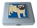 pug11  - Fawn Pug Mirror Pill Box