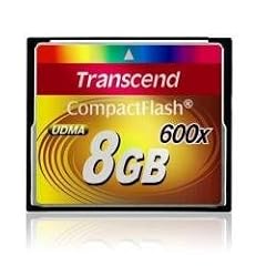 Transcend Ultimate 600x 8GB CompactFlash (CF) Speicherkarte (bis 70MB/s, Quad-Channel)