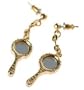 Beautiful 18kgp Fairy Tale Mirror Charm Earrings by Kidada for Disney Couture ~ COMES WITH AUTHENTIC DISNEY COUTURE KIDADA POUCH!