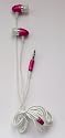 EMARTBUY NEW STYLE IPOD CLASSIC, NANO , TOUCH AND IPHONE INCLUDING NEW VERSION STEREO HANDFREE HEADSET - PINK COLOUR