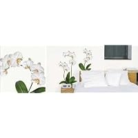 《ウォールステッカー》Home stickers White Orchid(ホワイト オーキッド)