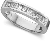 1/2ctw Princess Cut Channel Set Diamond Band