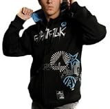 Airwalk Logo Zip Hoody Black Medium